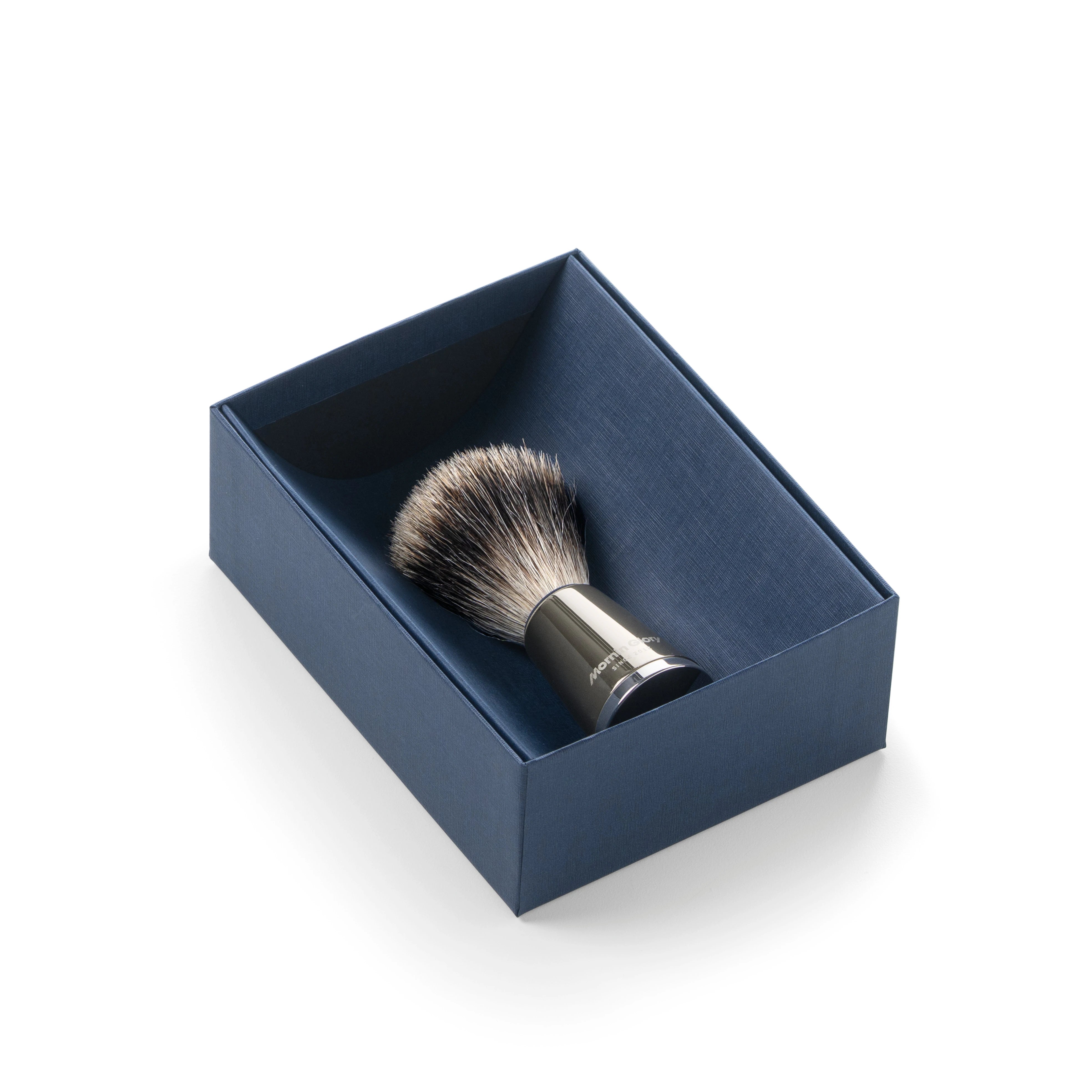 Vespucci Rasierpinsel aus massivem Metall