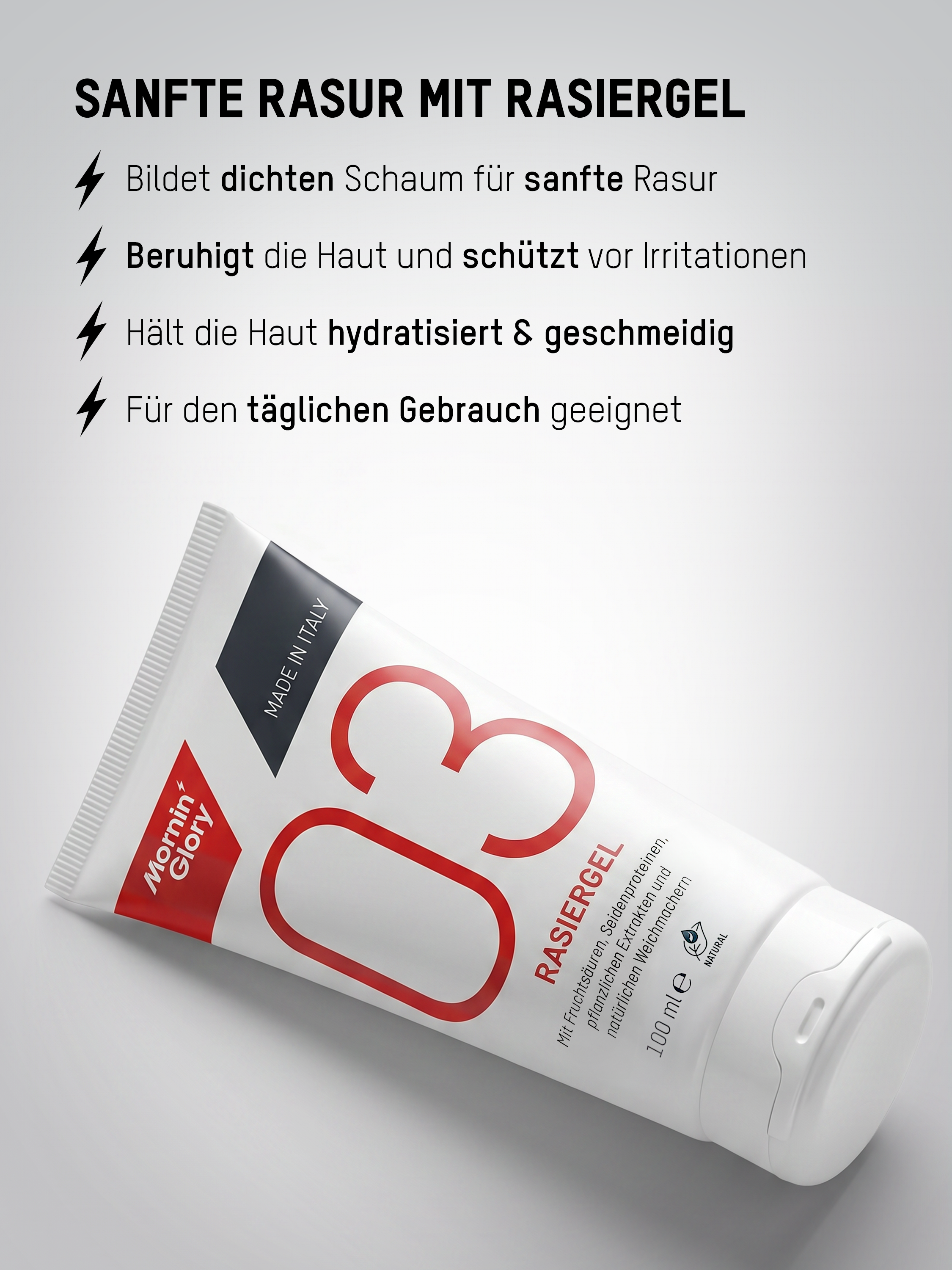 Rasiergel 03: Hautschutz & Präzision - Profiqualität