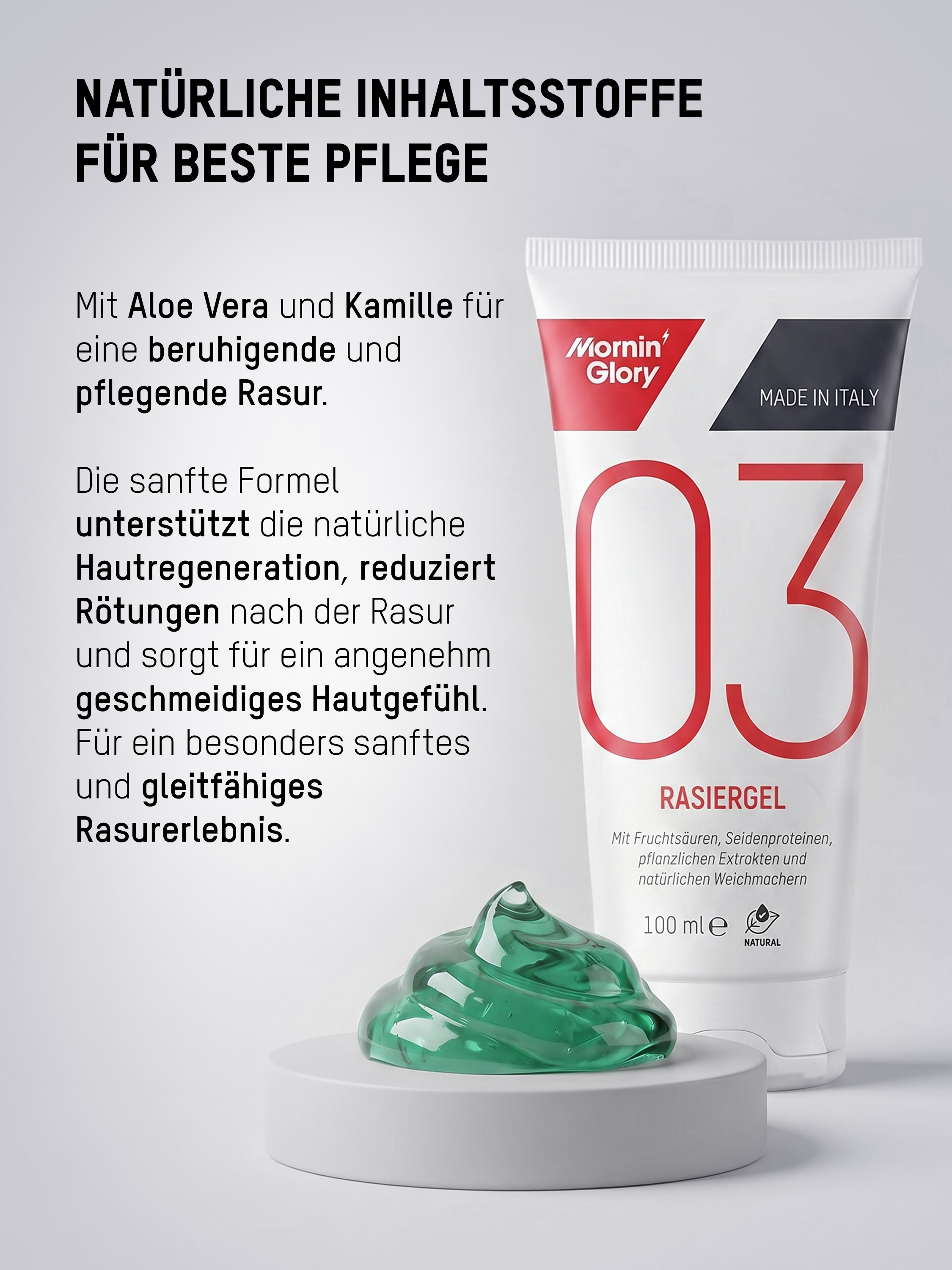 Rasiergel 03: Hautschutz & Präzision - Profiqualität