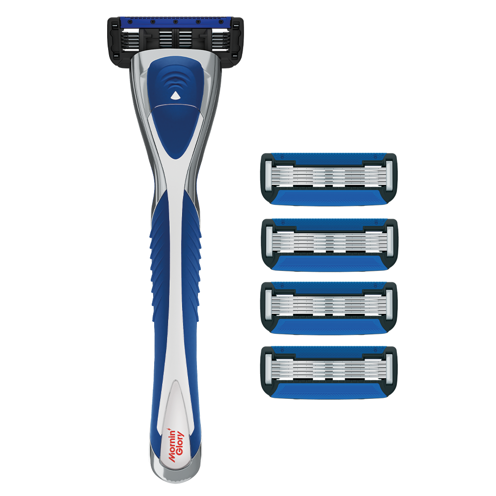 Starter Kit Alpha Rasierer und Klingen von Mornin Glory