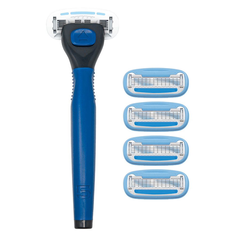 Starter Kit Body Rasierer mit 5-Klingen System von Mornin Glory