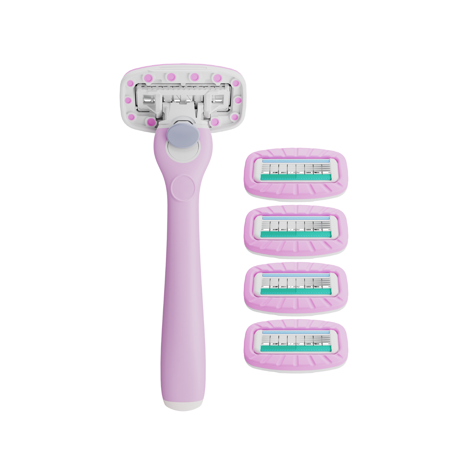 Starter Kit Komodo Paella 4-Klingen Rasiersystem von Mornin Glory