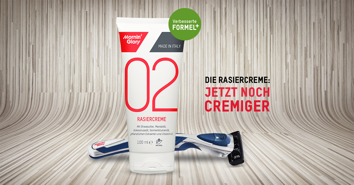 morning glory Pflegecreme für glatte Rasur